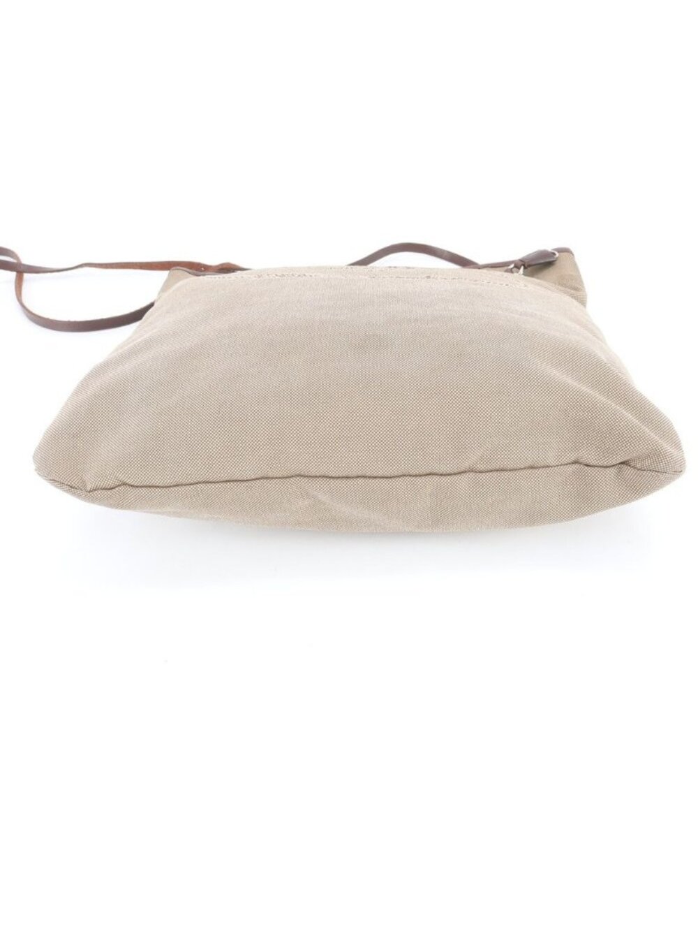 ★SOLD★ Prada Logo Jacquard Leather Shoulder Bag Crossbody Brown Color - Picture 6 of 8